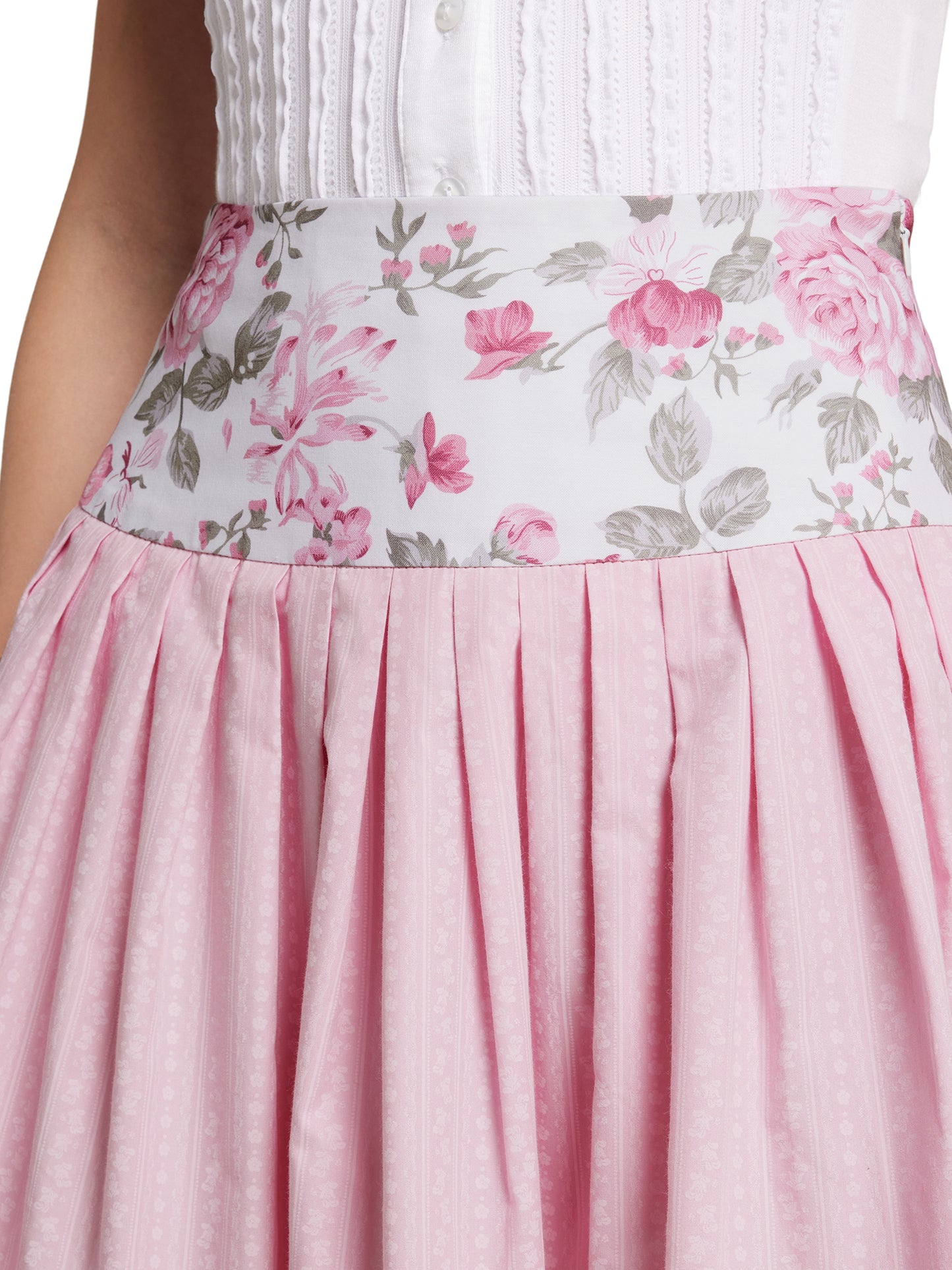 Berwin Traditional Skirt, Rose — 58cm