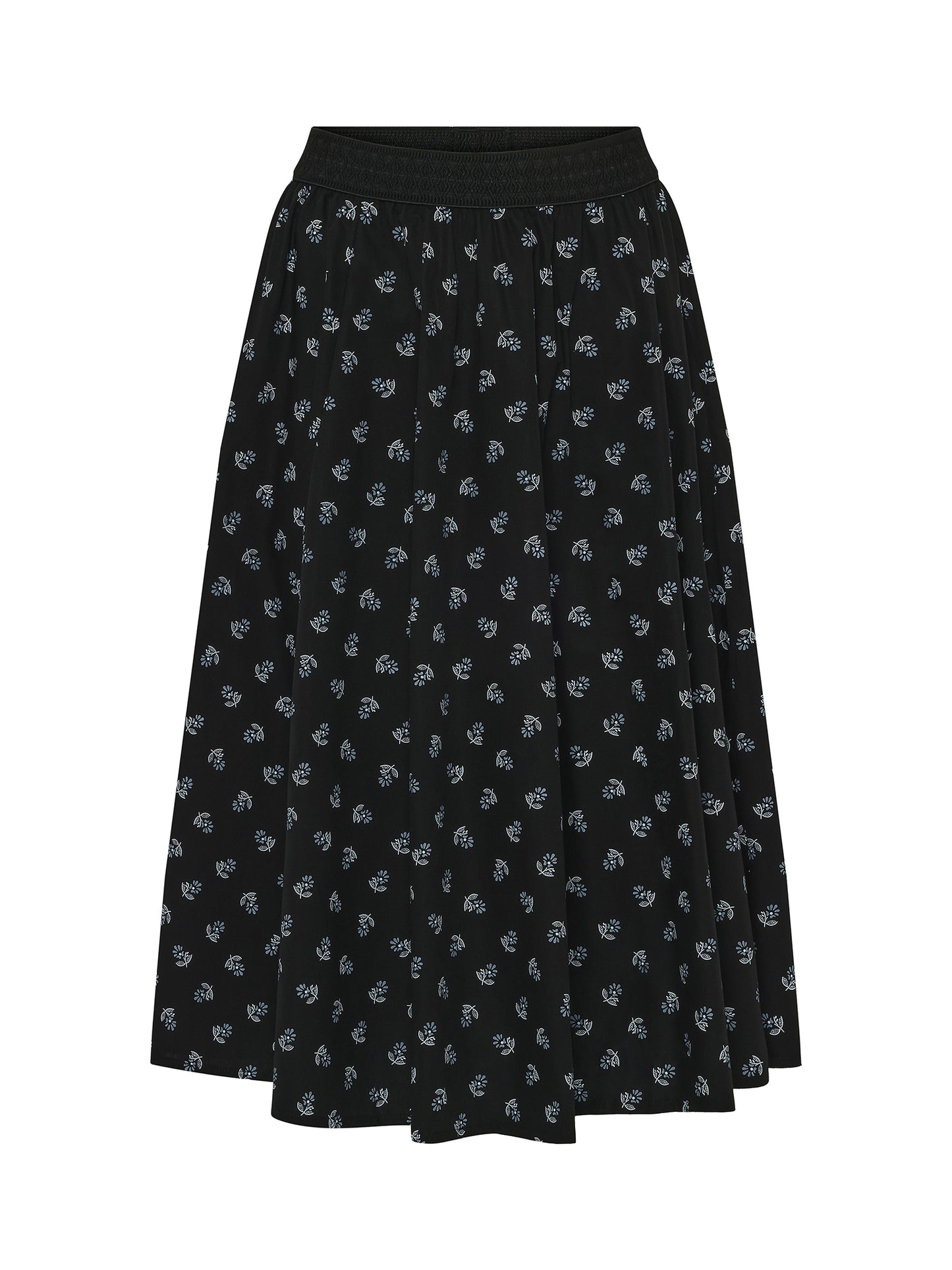 Berwin Traditional Skirt, Black — 70cm
