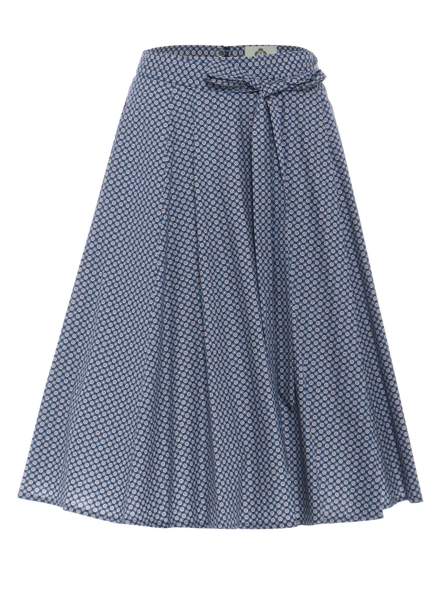 Berwin Traditional Skirt, Navy — 70cm