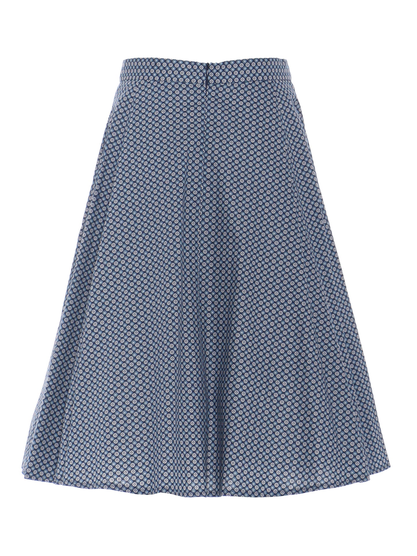 Berwin Traditional Skirt, Navy — 70cm