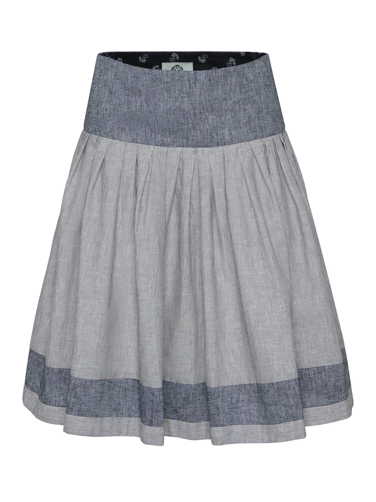 Berwin Traditional Skirt, Black — 58cm