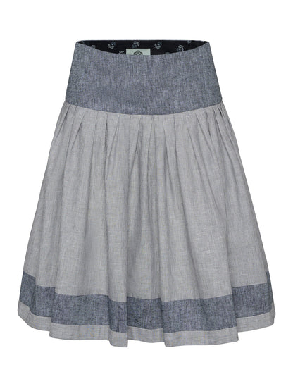 Berwin Traditional Skirt, Black — 58cm