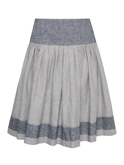 Berwin Traditional Skirt, Black — 58cm