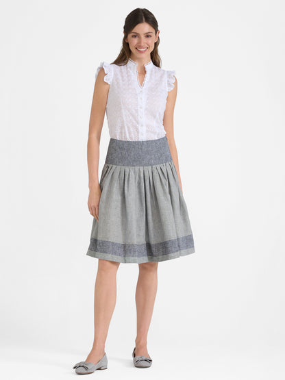 Berwin Traditional Skirt, Black — 58cm