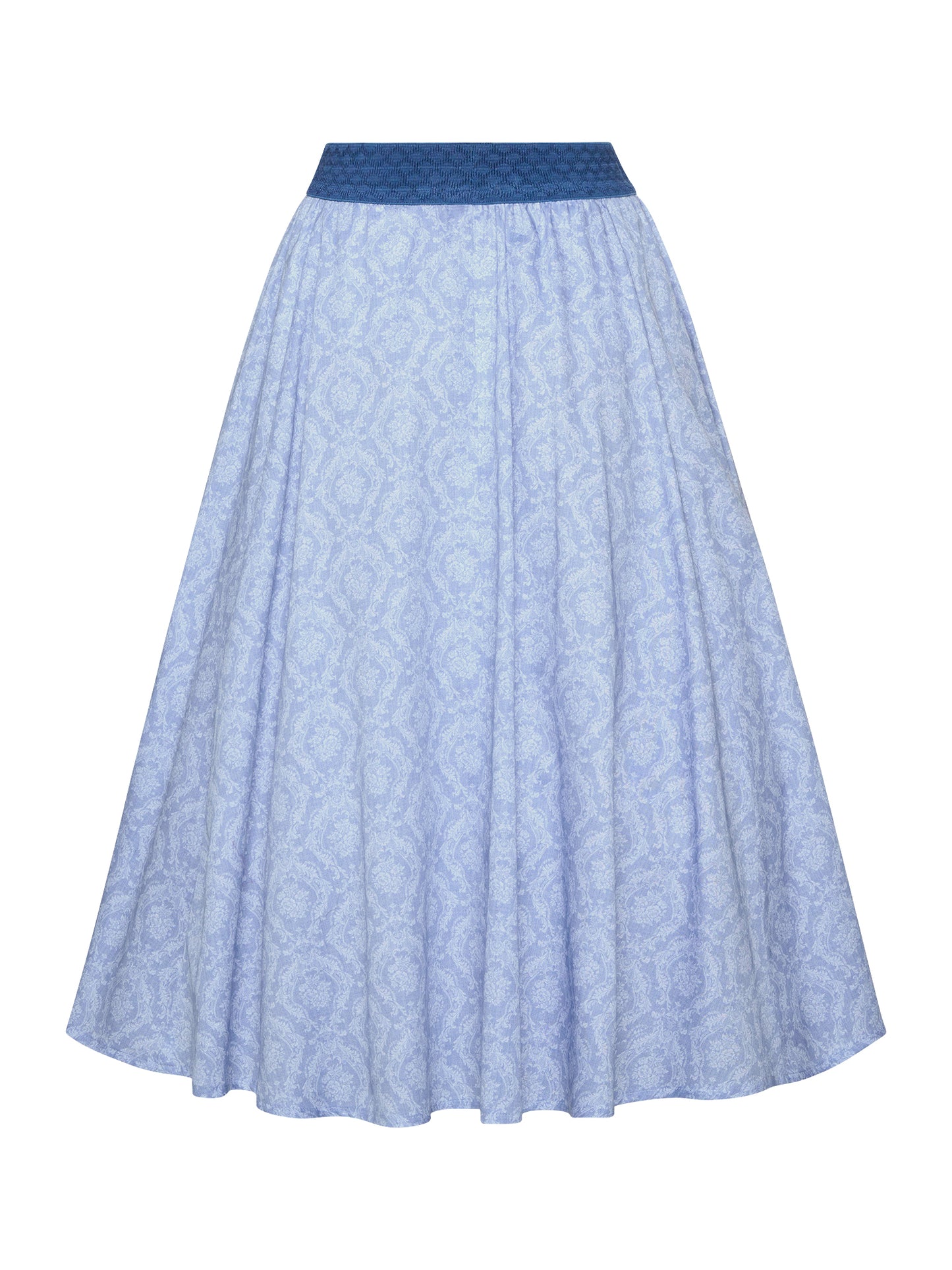Berwin Traditional Skirt, Light Blue — 75cm