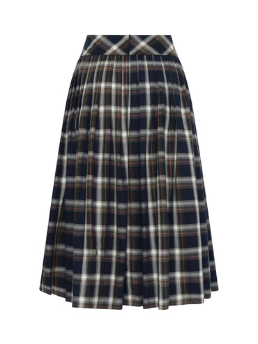 Berwin Traditional Skirt, Navy — 80cm