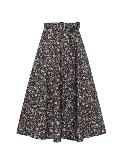 Berwin Traditional Skirt, Olive Green — 75cm