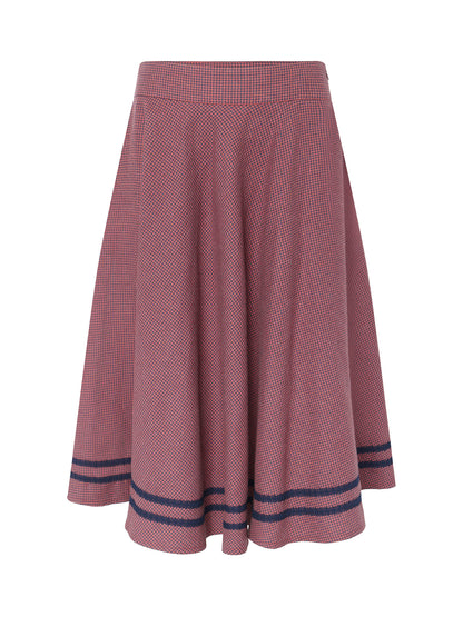 Berwin Traditional Skirt, Red — 75cm