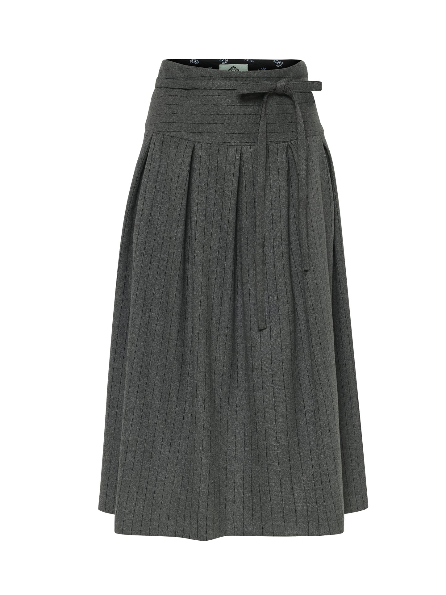Berwin Traditional Skirt, Medium Grey — 85cm