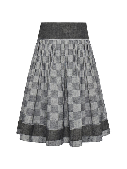 Berwin Traditional Skirt, Medium Grey — 75cm
