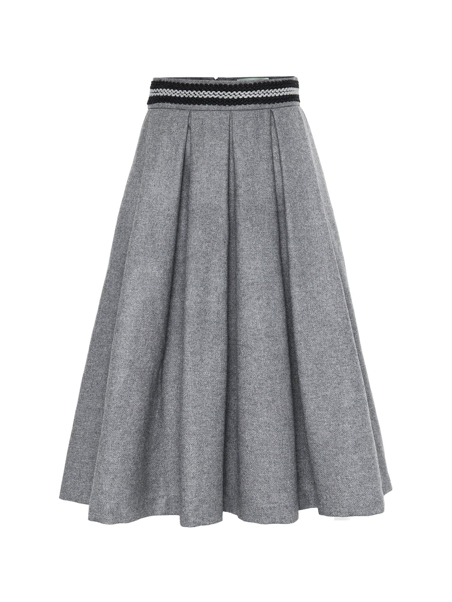 Berwin Traditional Skirt, Medium Grey — 80cm