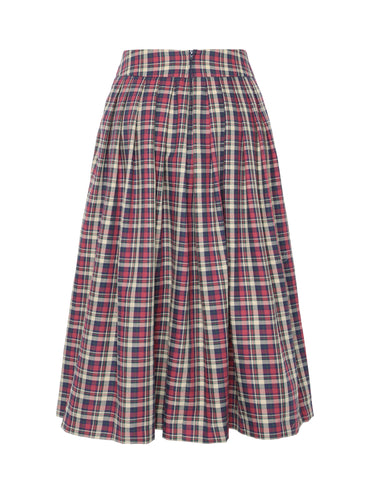 Berwin Traditional Skirt, Navy — 80cm