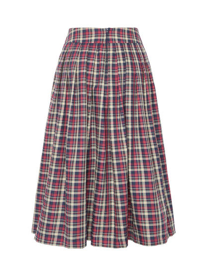 Berwin Traditional Skirt, Navy — 80cm