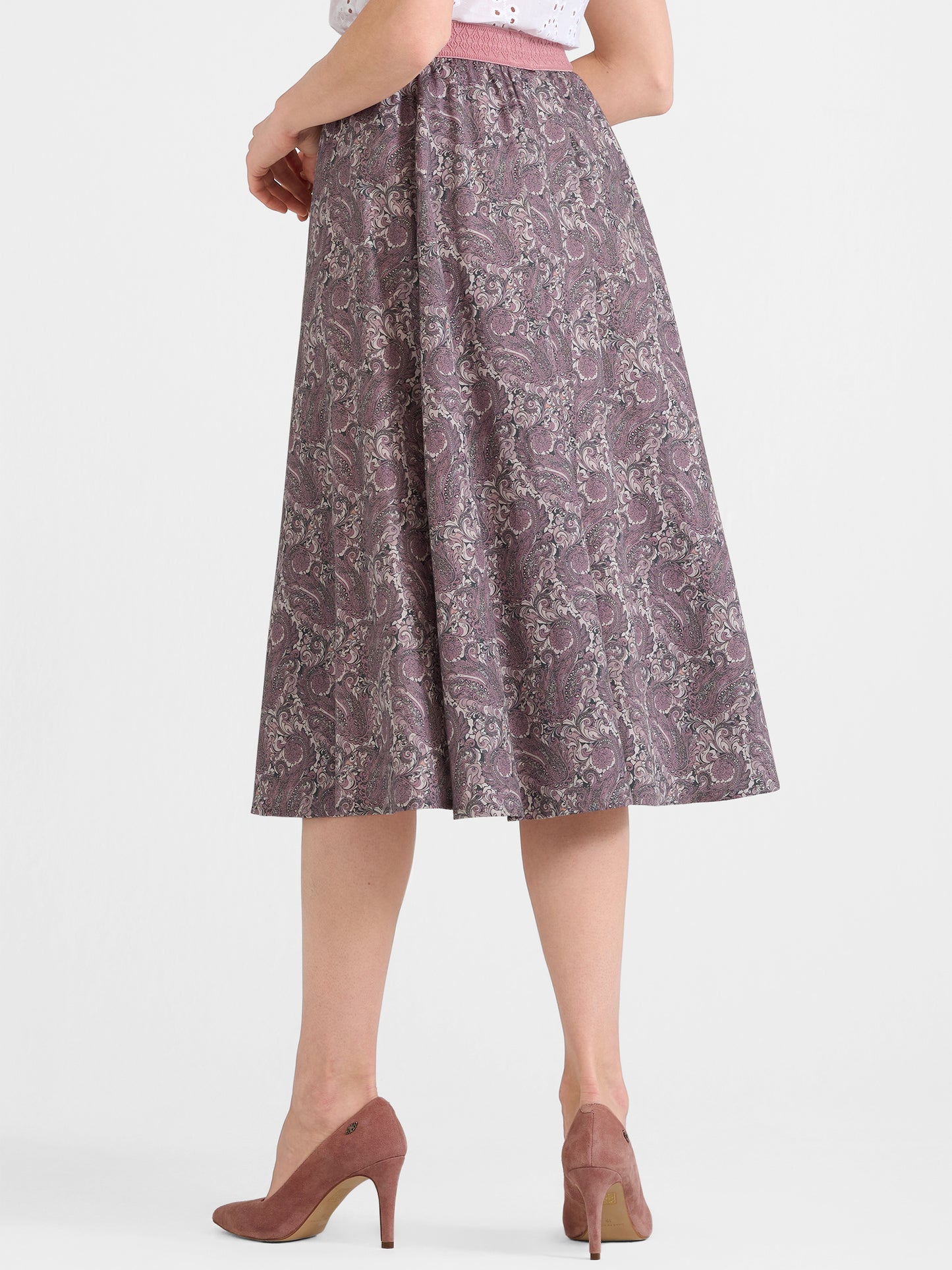 Berwin Traditional Skirt, Altrosa — 75cm