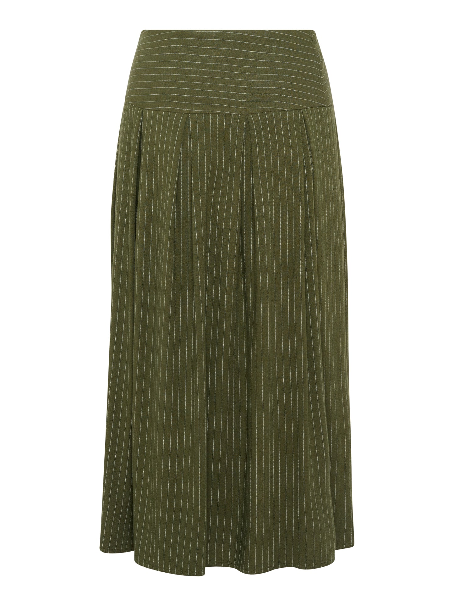 Berwin Traditional Skirt, Olive Green — 80cm