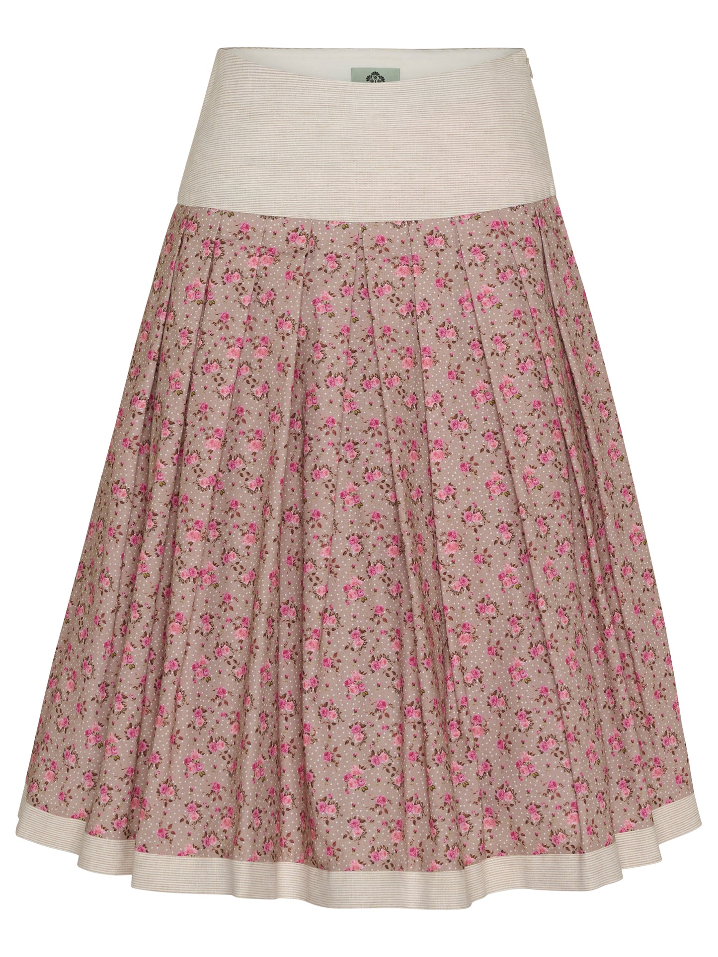 Berwin Traditional Skirt, Taupe