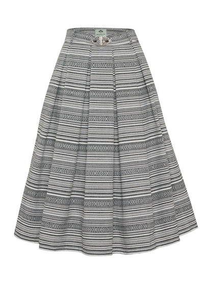 Berwin Traditional Skirt, Black — 75cm