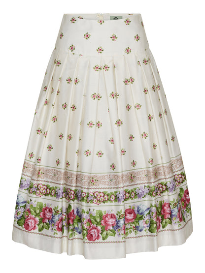 Berwin Traditional Skirt, Ecru — 75cm