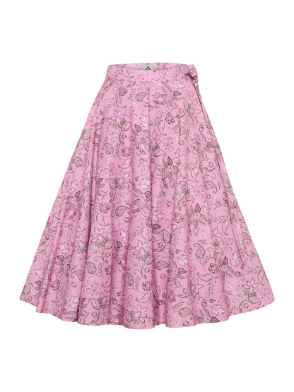 Berwin Traditional Skirt, Rose — 75cm