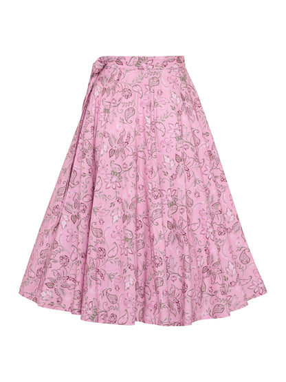 Berwin Traditional Skirt, Rose — 75cm