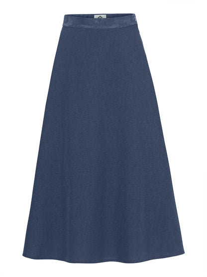 Berwin Traditional Skirt, Navy — 80cm