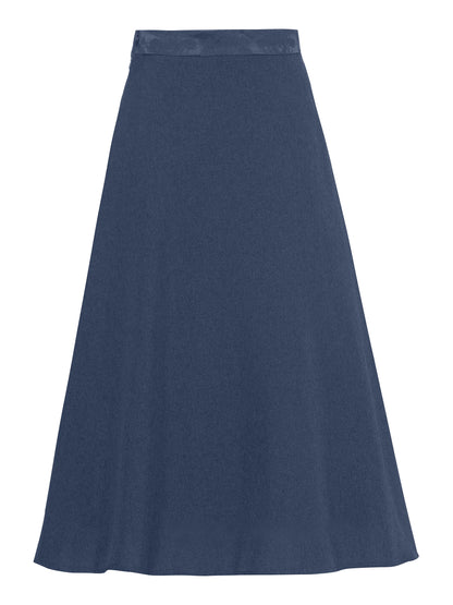 Berwin Traditional Skirt, Navy — 80cm