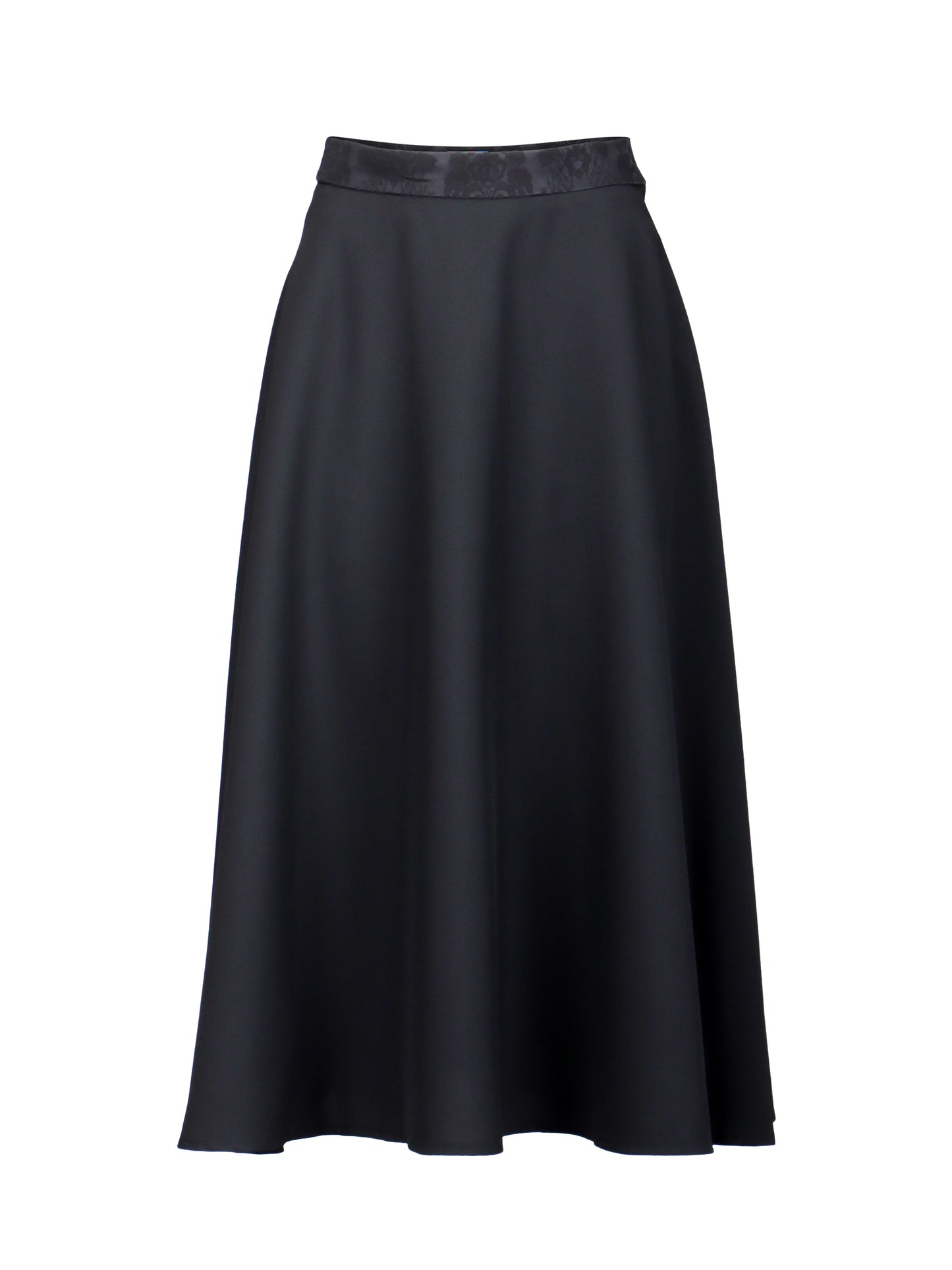 Berwin Traditional Skirt, Black — 80cm