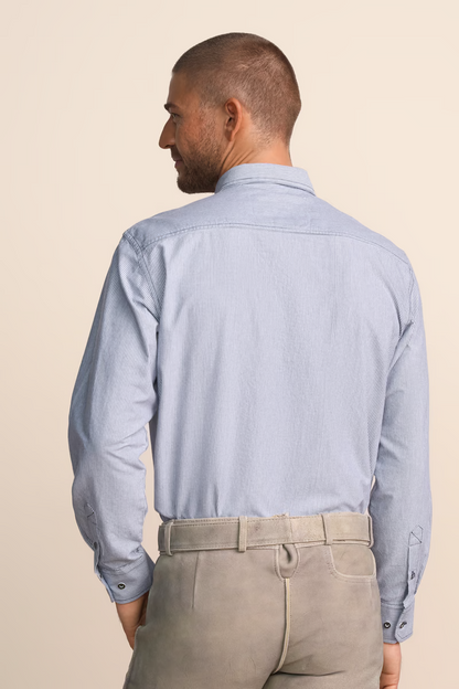 Krueger Traditional  Shirt "Auron" blue