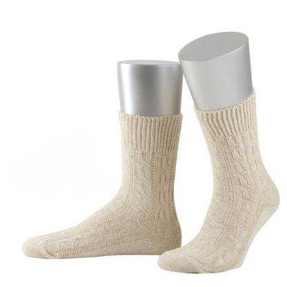 Traditional Costume  - Schopper Men's Socks (beige/meliert)