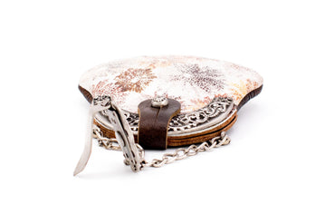 Austrian Brown Deerskin Clip-On Belt Purse with Heavy-Duty Utility Hardware