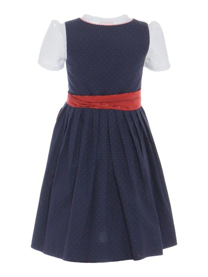 Barwolf Girls Dirndl 3 pcs. "Alina" blue