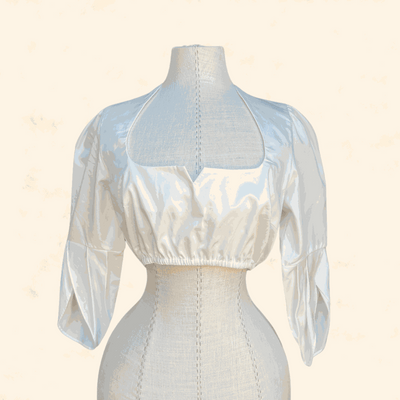 Kruger Collection Dirndl Blouse 1020 Ecru 36, 100% Cotton.