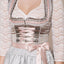 Kruger Mini Dirndl 2pcs. 50cm "Iris" Beige