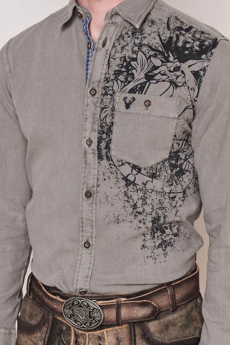 Krueger Traditional Long Sleeve "Paul" grey (discontinued) Small