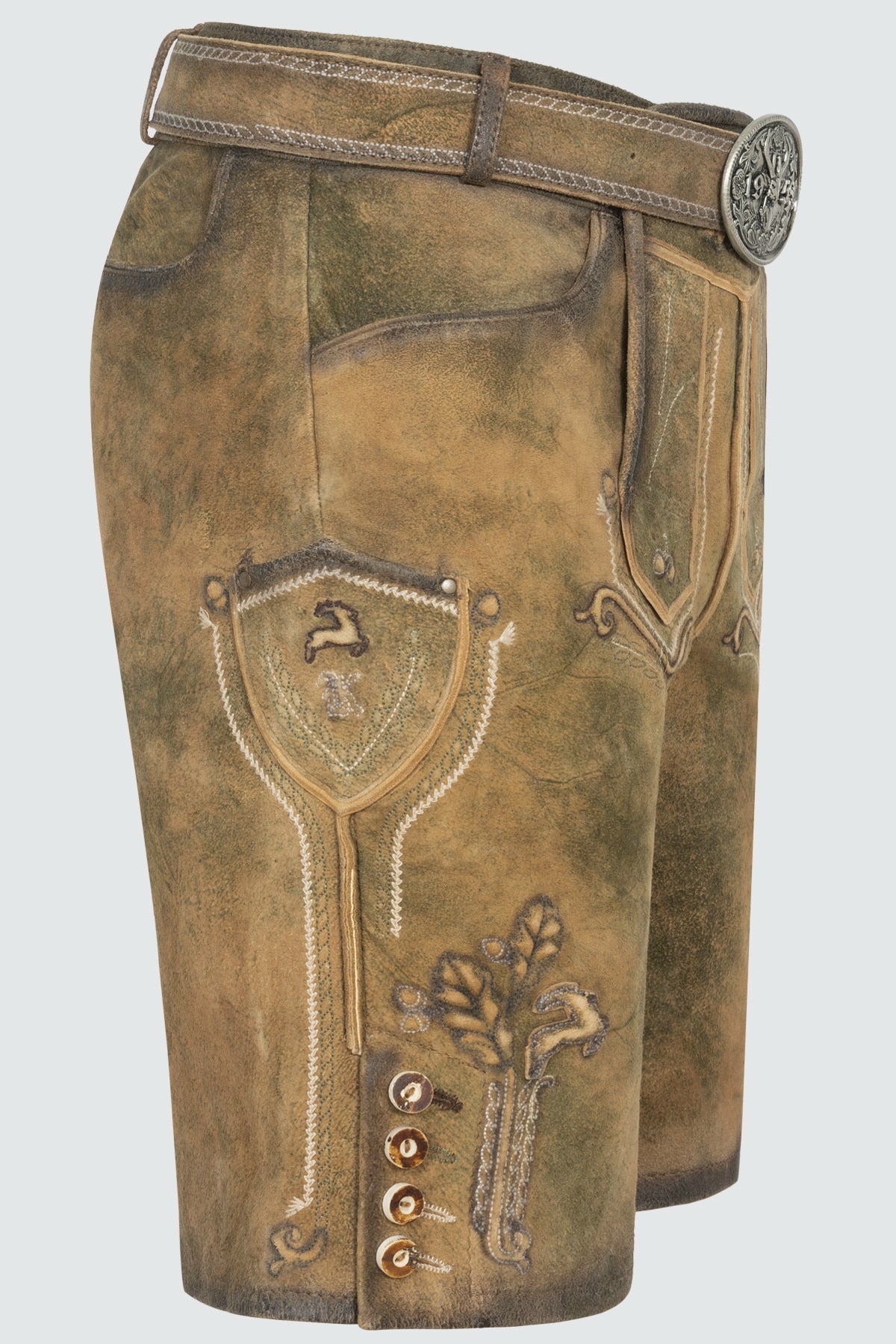 Kruger Milo lederhosen brown, detail
