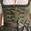 Kruger Long Dirndl 2pcs. 70cm "Mirna" green (38)