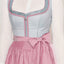 Kruger Midi Dirndl 2pcs. 60cm "Ileana" blue (38,40)