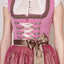 Kruger Midi Dirndl 2pcs. 70cm "Fushsia" red (size 36)