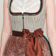 Kruger Midi Dirndl 2pcs. 60 cm "ASTERIA" green (low stock)