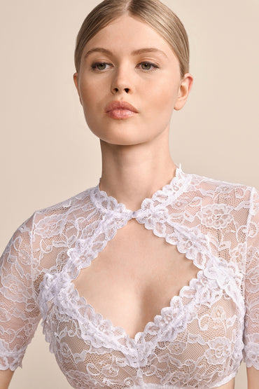 Kruger Josefa dirndl blouse in white, detail