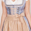 Kruger Mini Dirndl 2pcs. 50cm "Eike" blue (42)