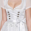 Kruger Midi Dirndl 2pcs. 60cm "Sunny" blue