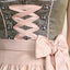Kruger Midi Dirndl 2pcs. 60cm "Elowen" green