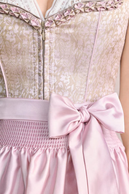 Kruger Mini Dirndl 2pcs. 50cm "Bruni" pink (38)