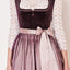Kruger Midi Dirndl 2pcs. 60cm "Joelina" berry