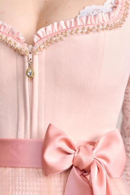 Kruger Milina Mini Dirndl, Pink — 50cm 2pc Set