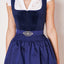 Kruger Midi Dirndl 2pcs. 60cm "Alisha" blue