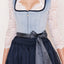 Kruger Mini Dirndl 2pcs. 50cm "Dena" blue