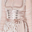 Kruger Midi Dirndl 2pcs. 60cm "Nemi" beige