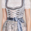 Kruger Midi Dirndl 2pcs. 60cm "Aria" blue